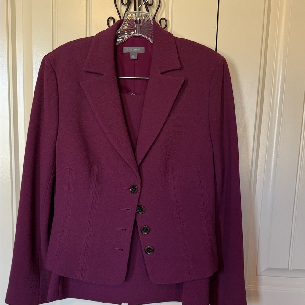 Ann Taylor Rich Purple Women's Jacket